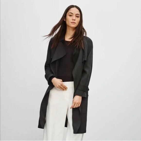 Babaton Jackets & Blazers - Aritizia Babaton Lawson Open Front Lyocell Trench Coat